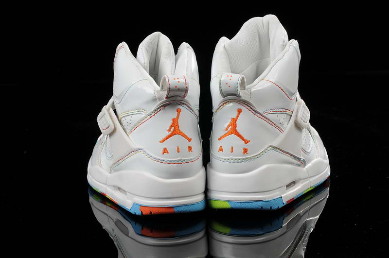Air Jordan Retro 4.5 Nouveau Chaussures Femmes Blanc (2)